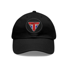 Rob North Triple Dad Hat with Leather Patch (Round)