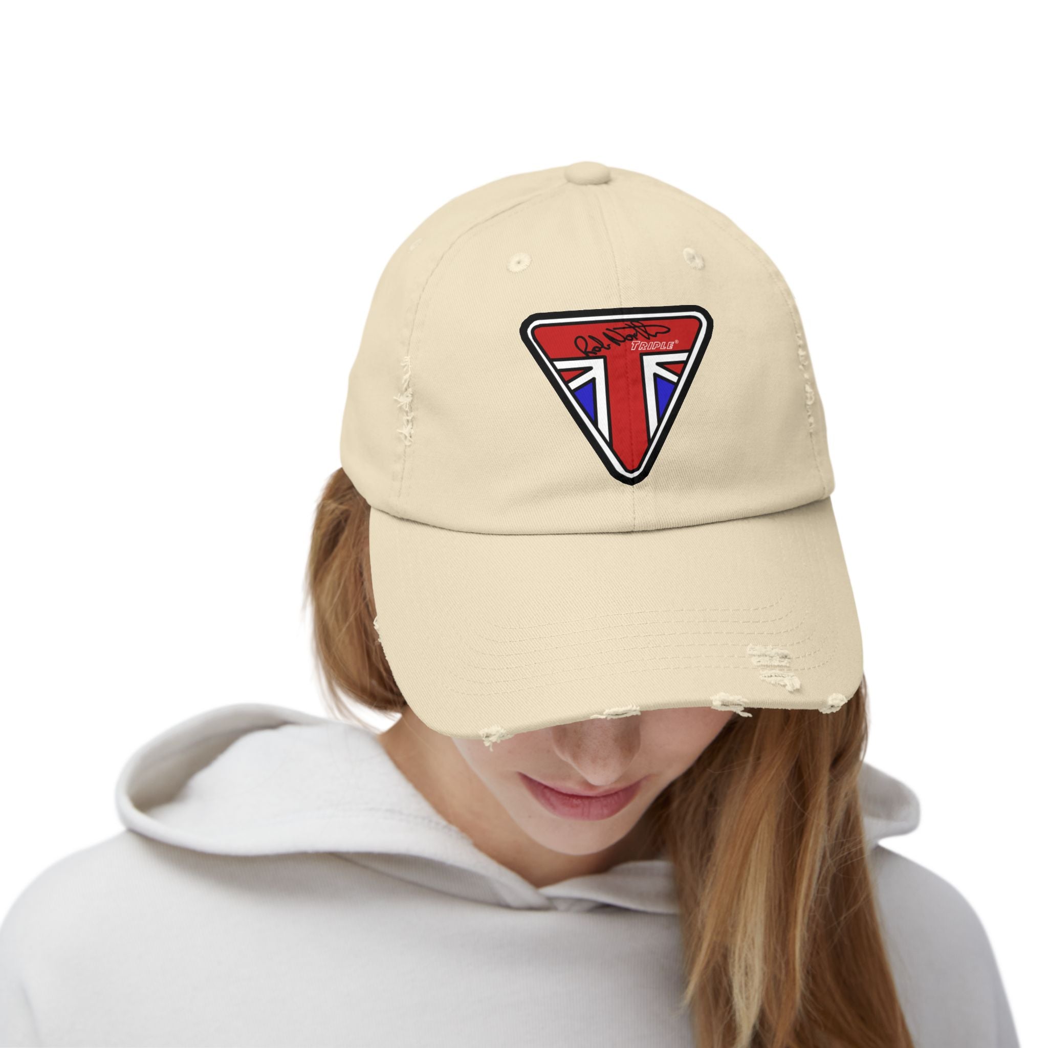 Rob North Unisex Distressed Cap