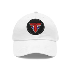 Rob North Triple Dad Hat with Leather Patch (Round)