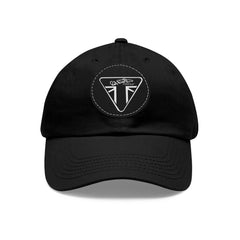 Rob North Triple Dad Hat with Leather Patch (Round)