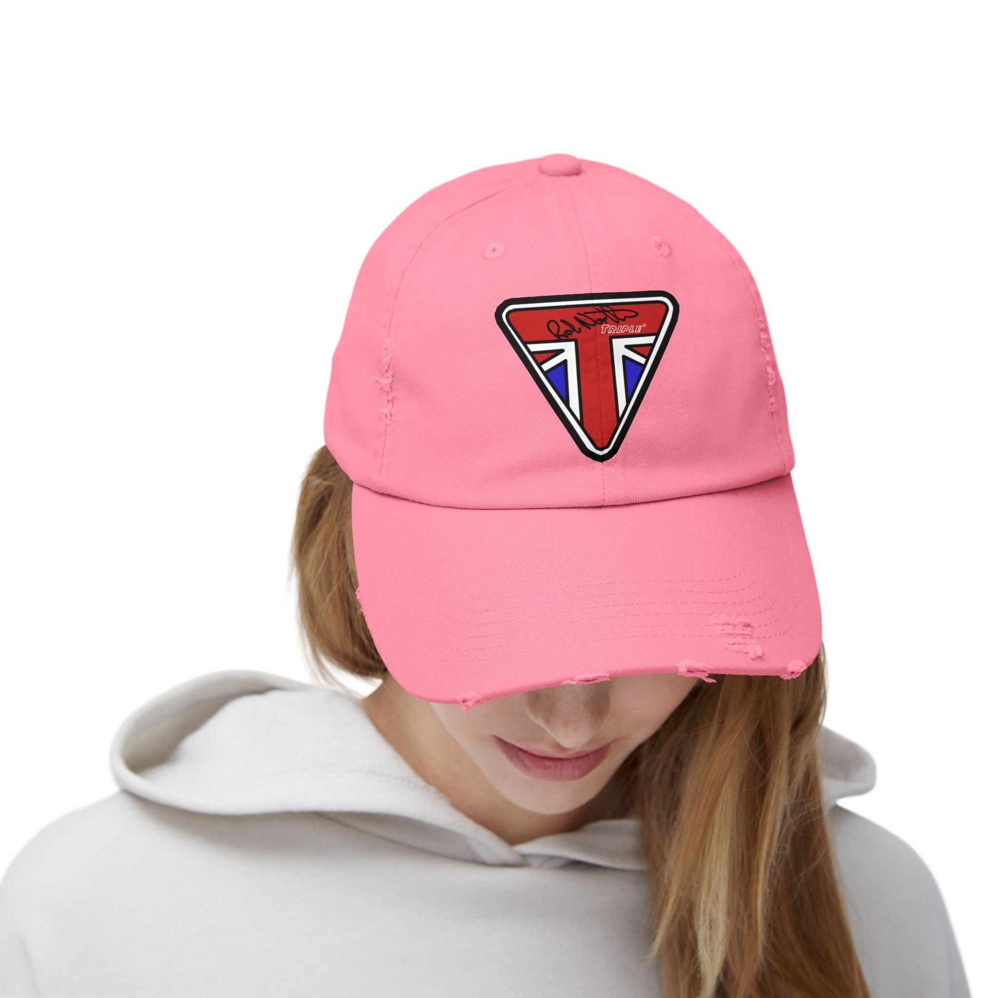 Rob North Unisex Distressed Cap