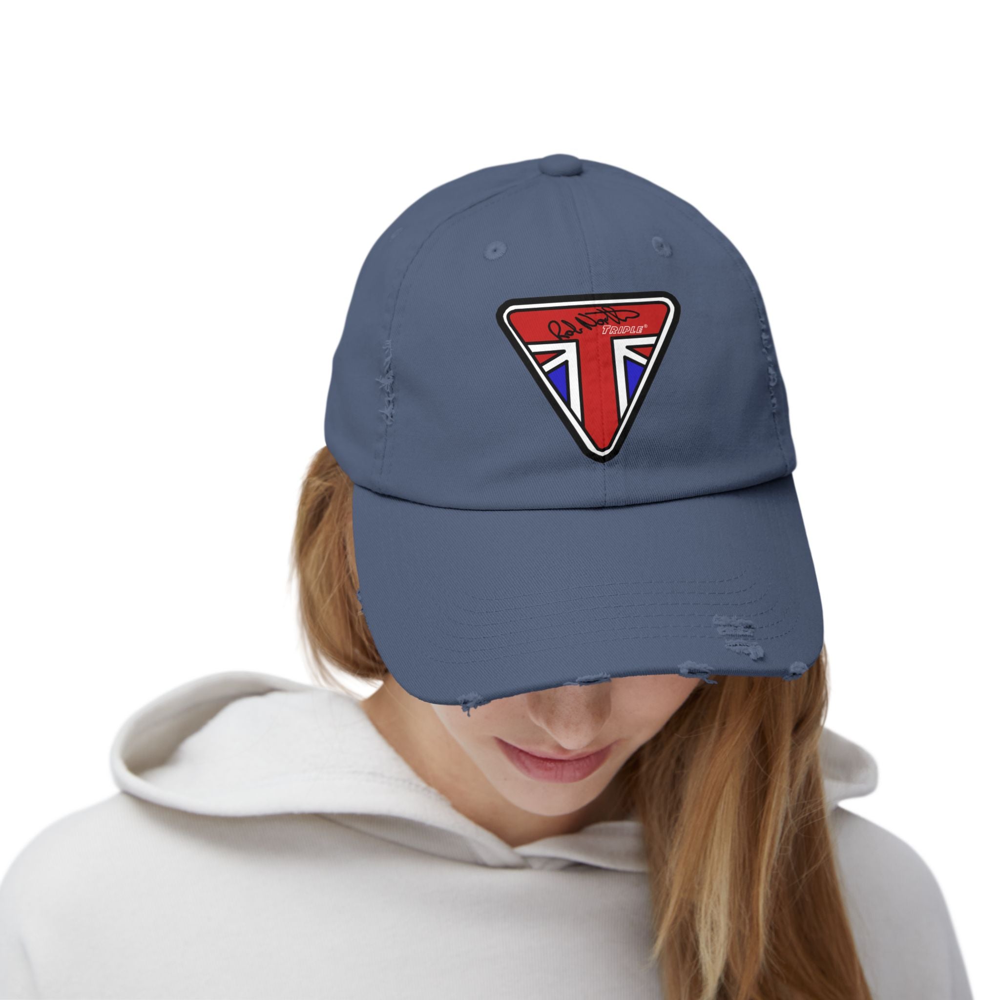 Rob North Unisex Distressed Cap
