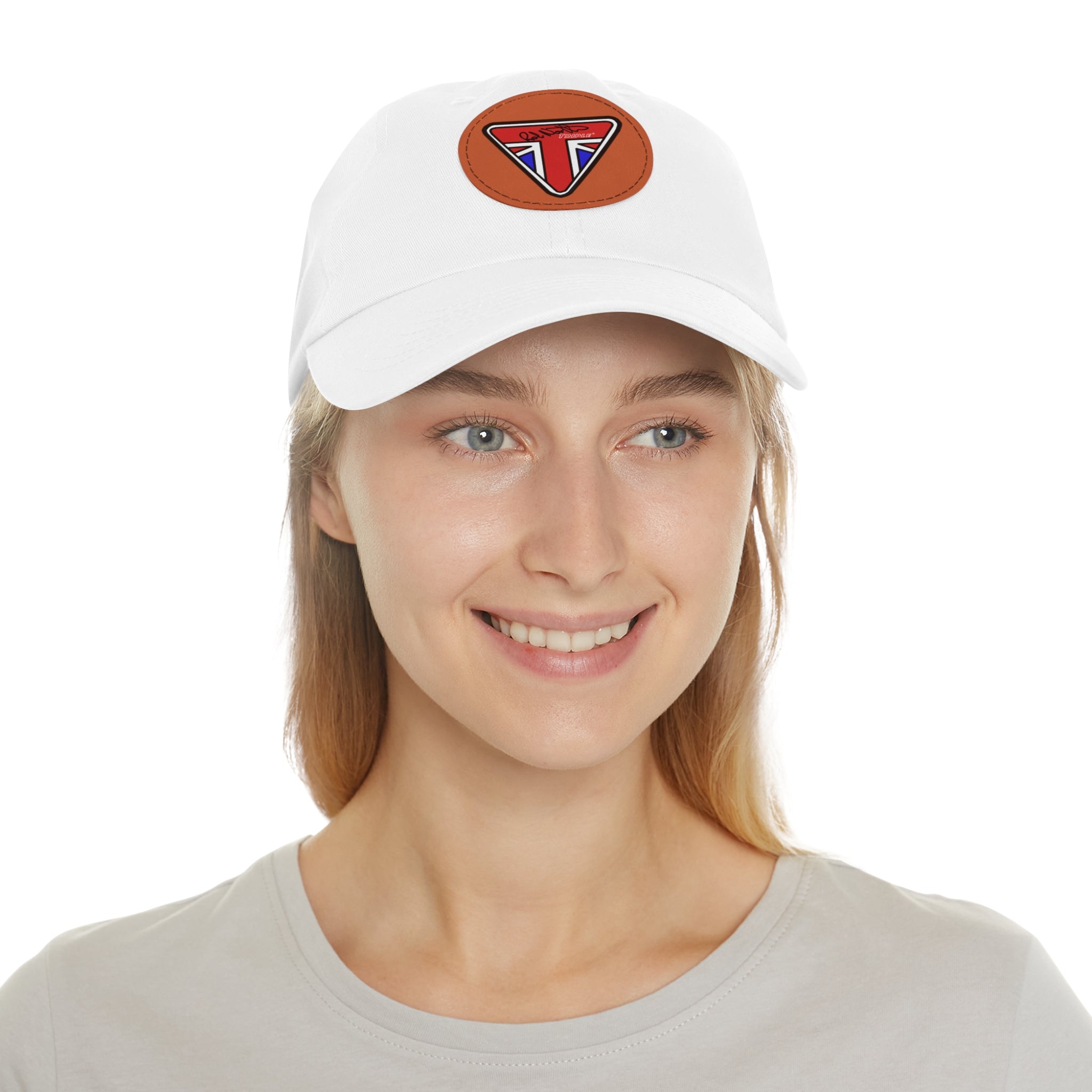 Rob North Triple Dad Hat with Leather Patch (Round)